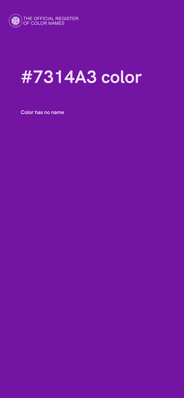 #7314A3 color image