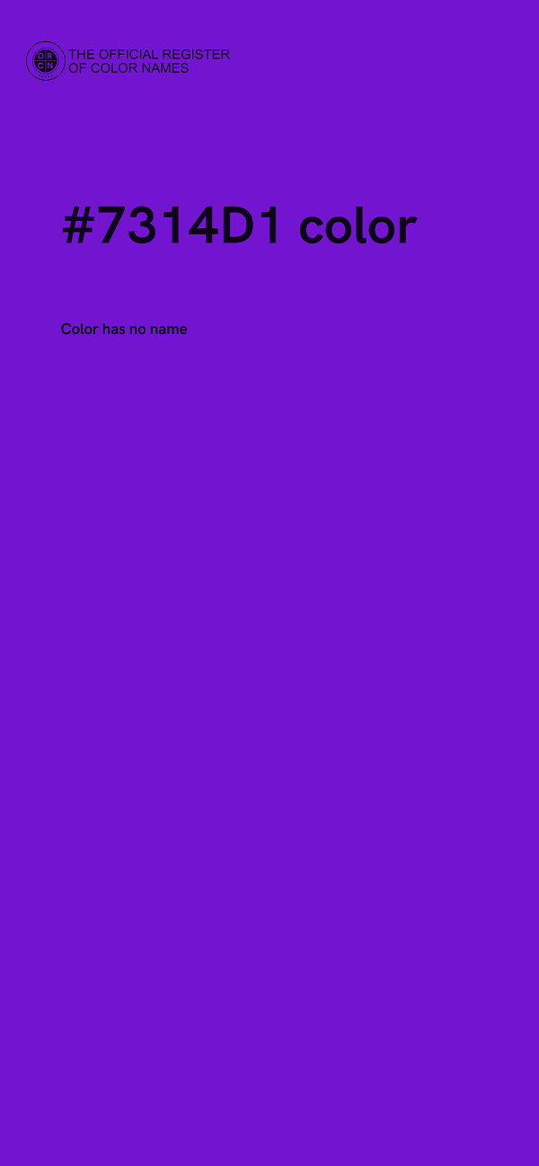 #7314D1 color image