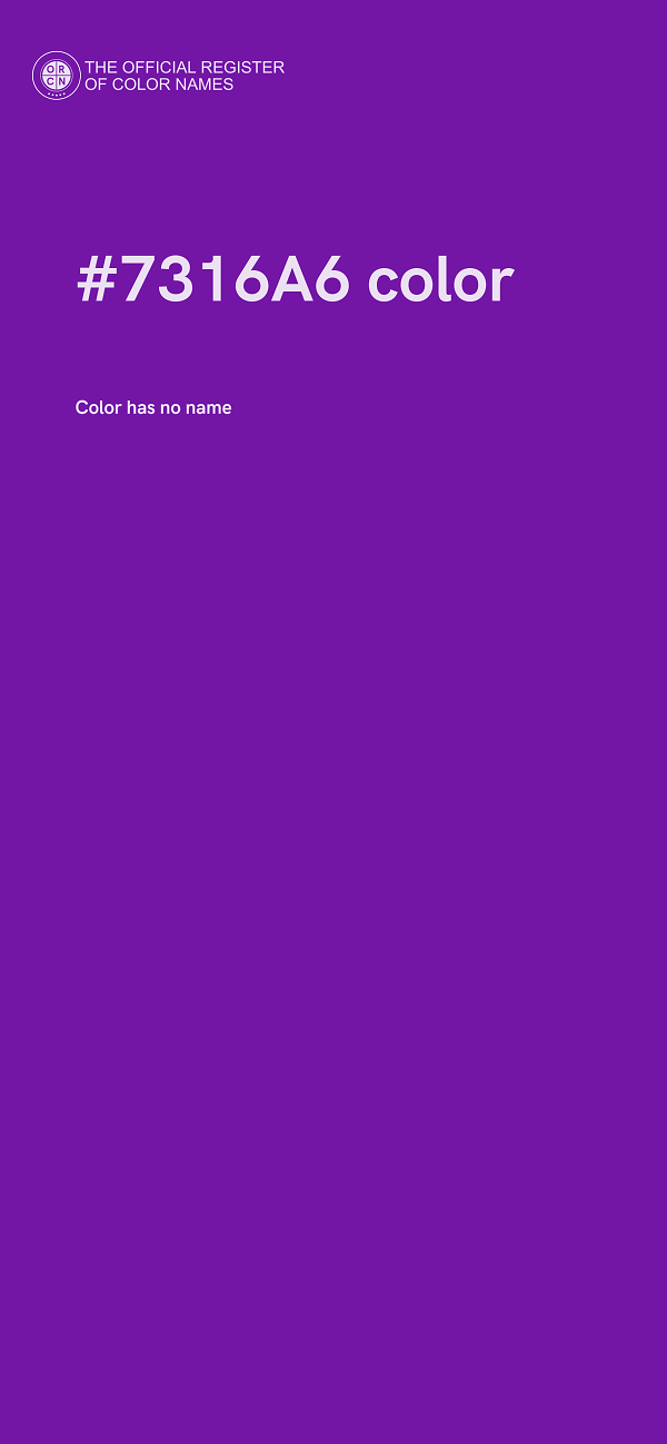 #7316A6 color image