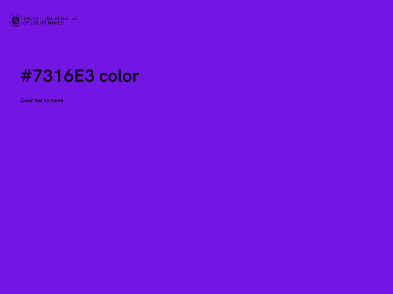 #7316E3 color image