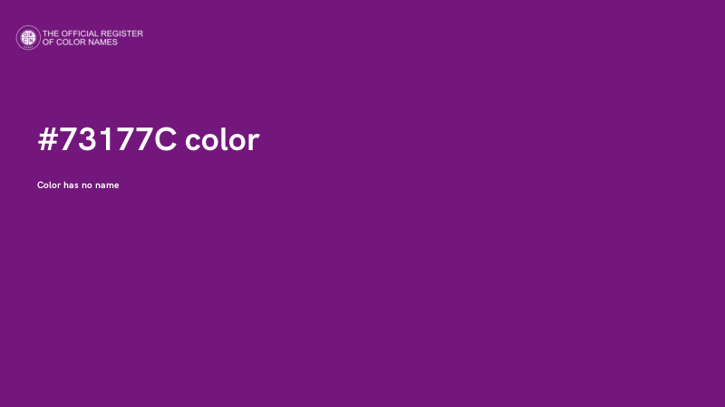 #73177C color image
