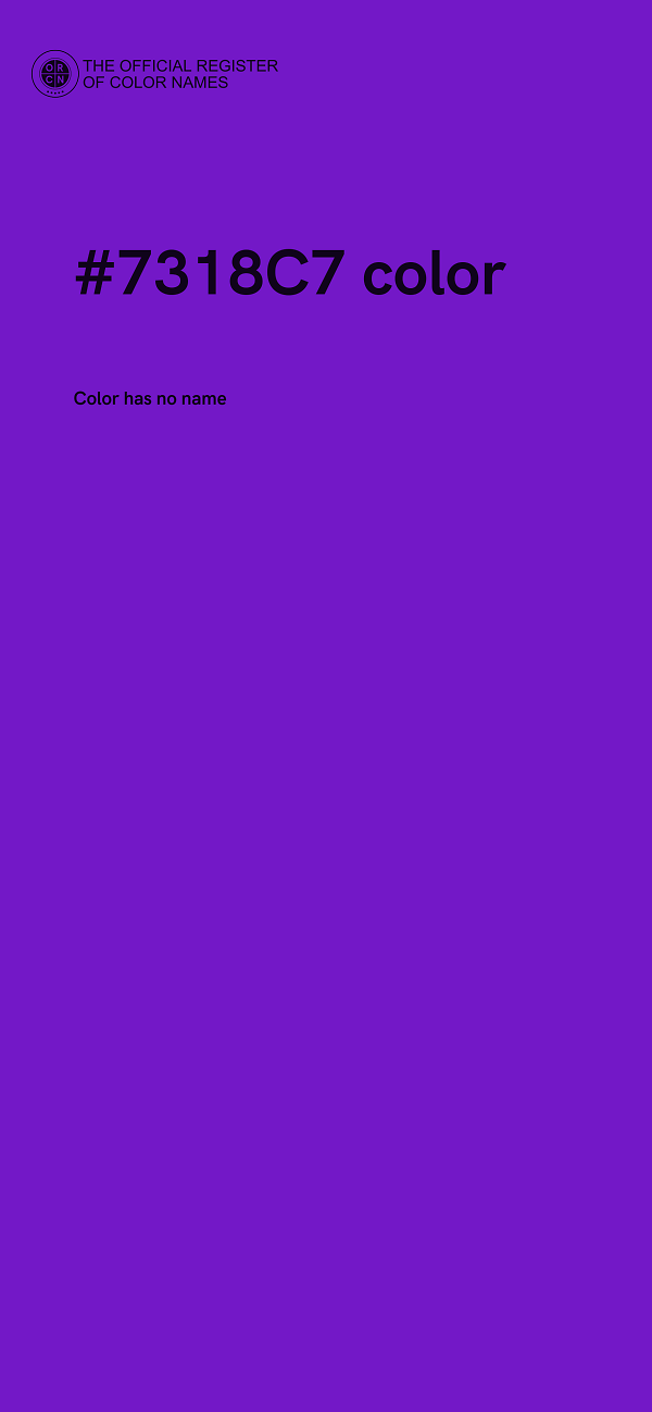 #7318C7 color image