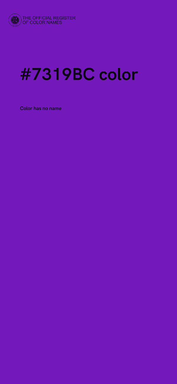 #7319BC color image