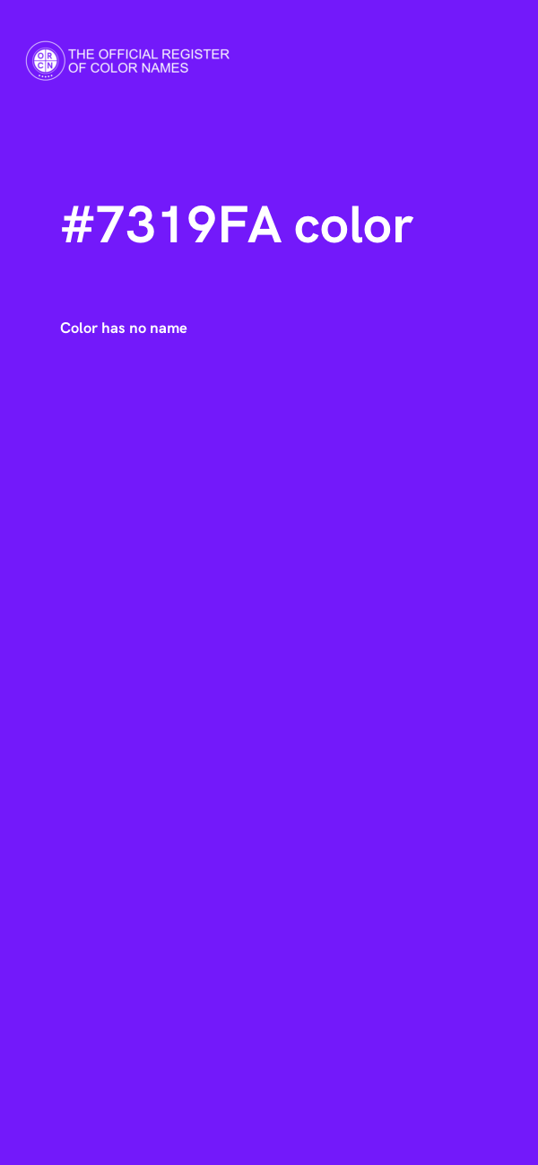 #7319FA color image