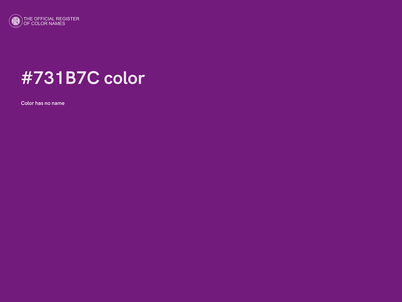 #731B7C color image