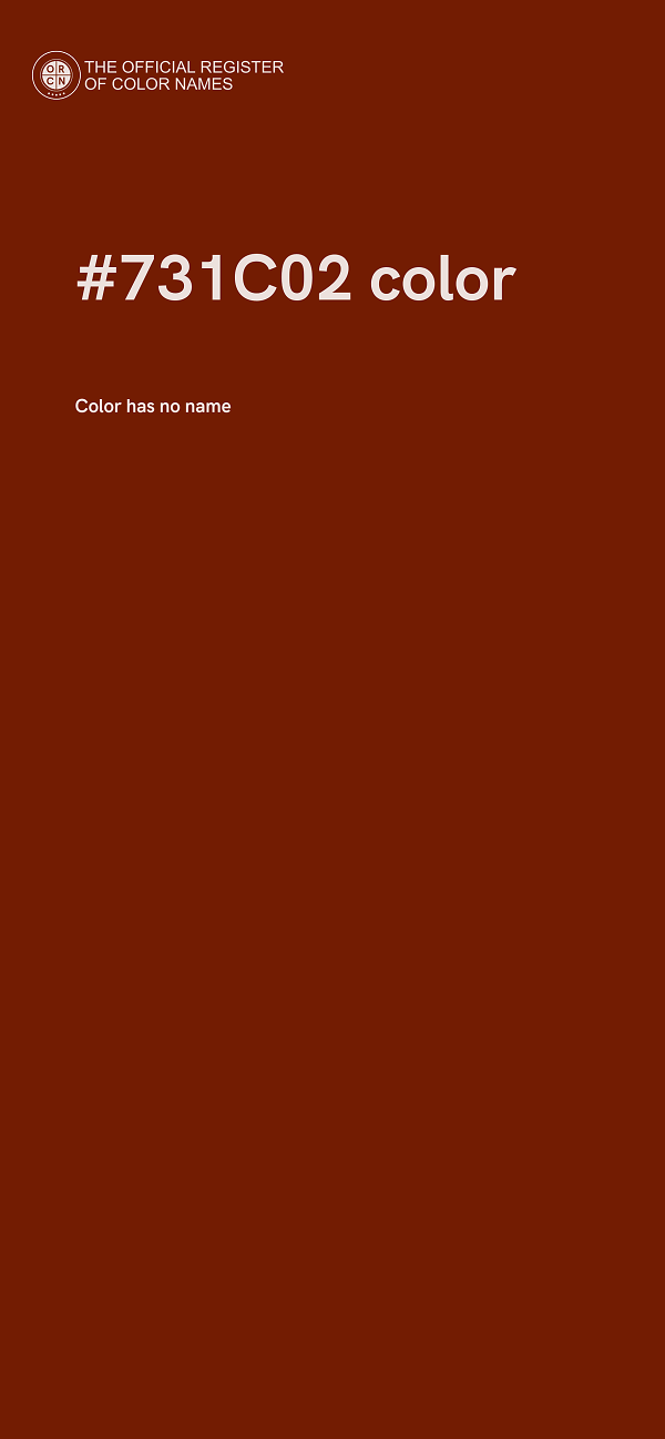 #731C02 color image
