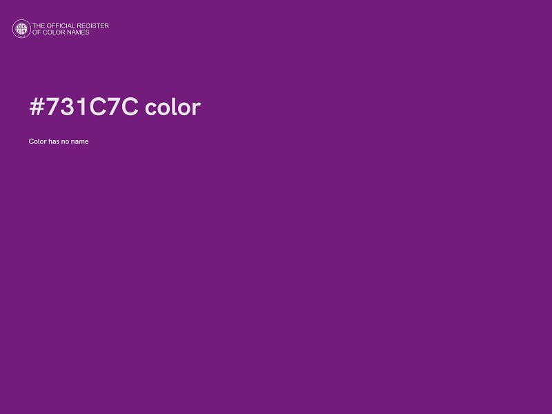 #731C7C color image