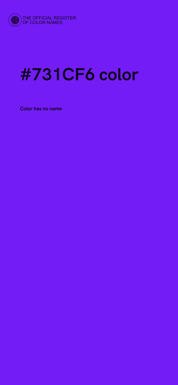 #731CF6 color image
