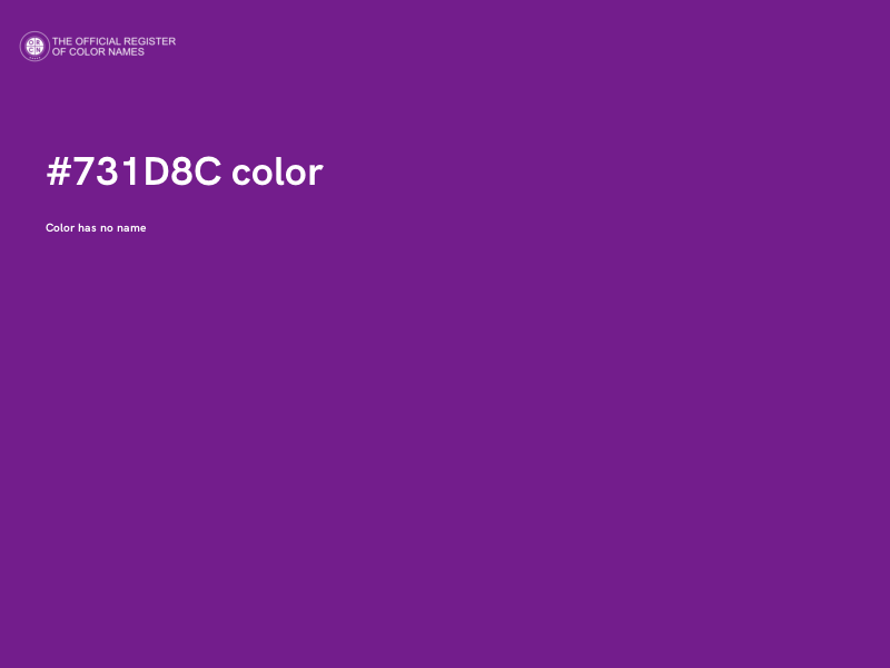 #731D8C color image