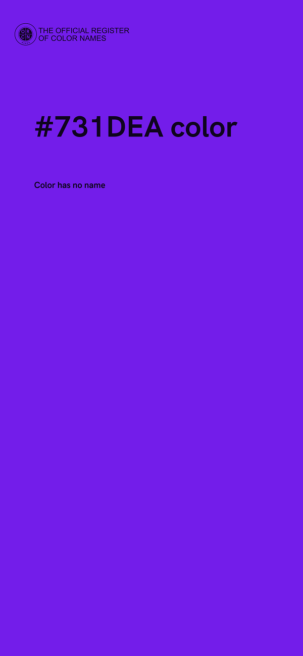 #731DEA color image