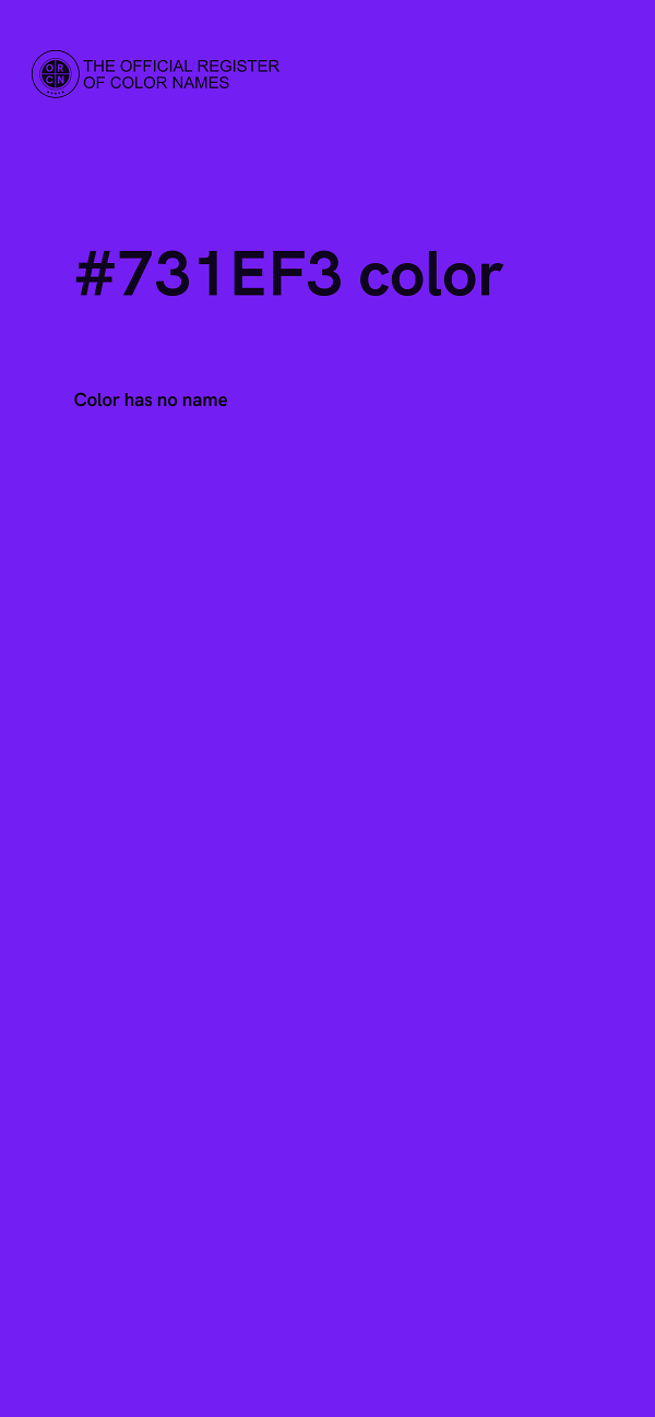 #731EF3 color image