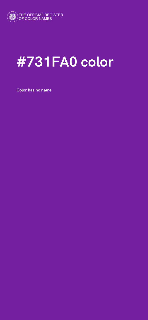 #731FA0 color image