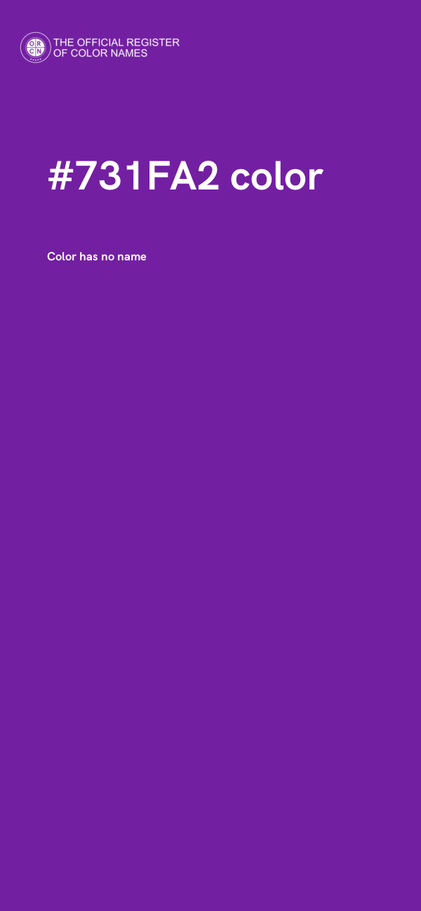 #731FA2 color image