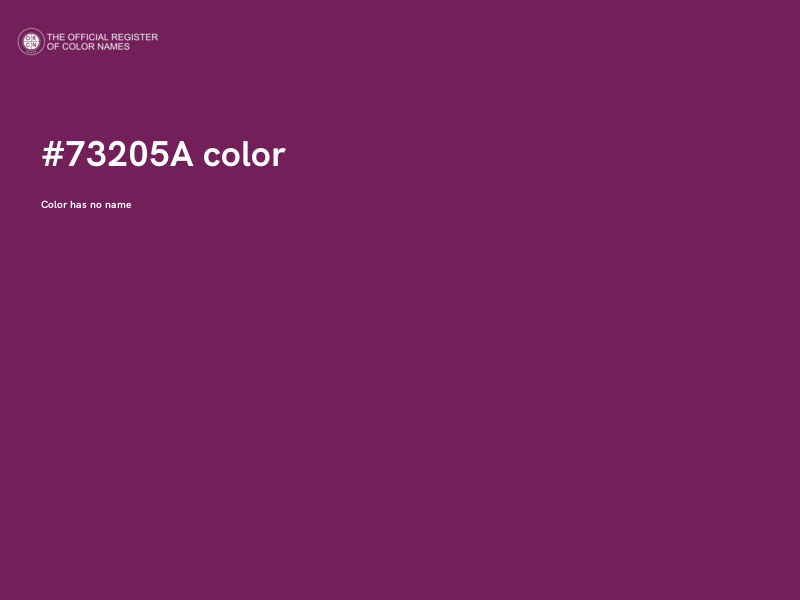#73205A color image