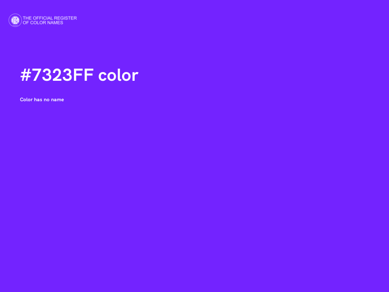 #7323FF color image