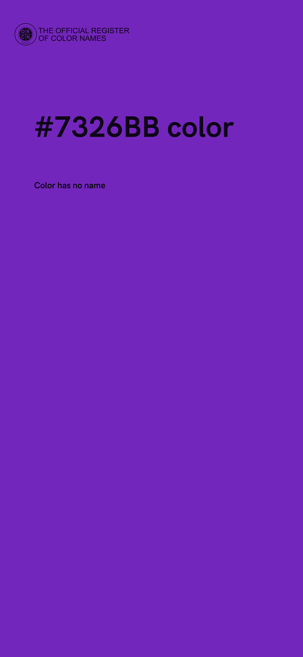 #7326BB color image