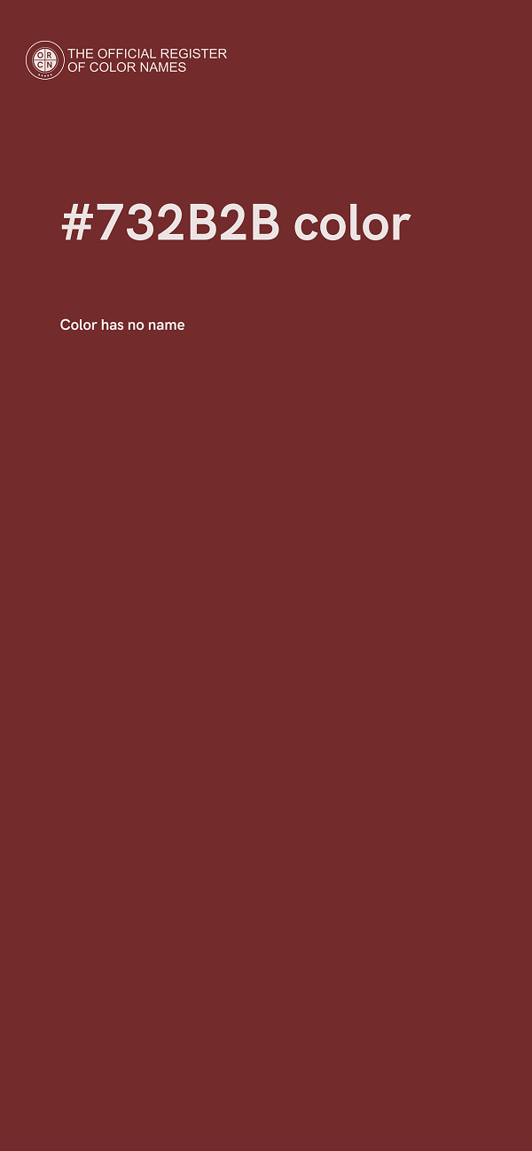 #732B2B color image