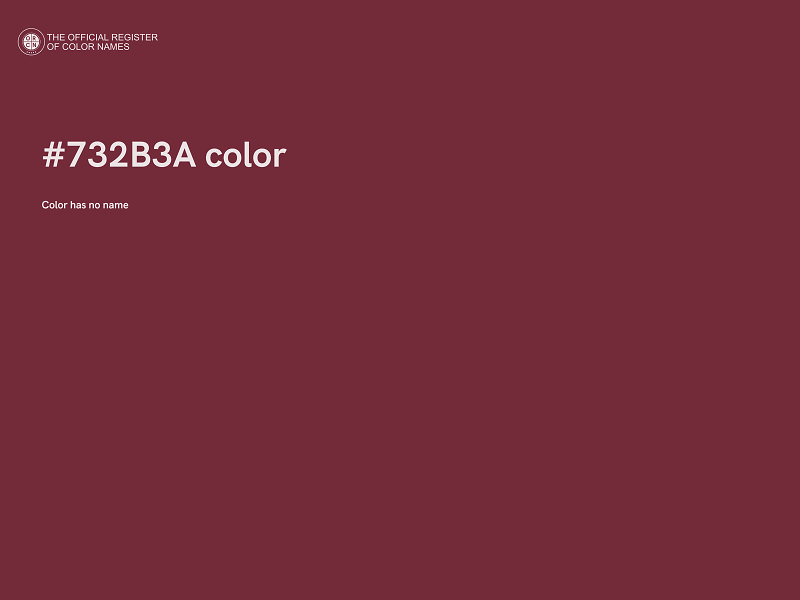 #732B3A color image