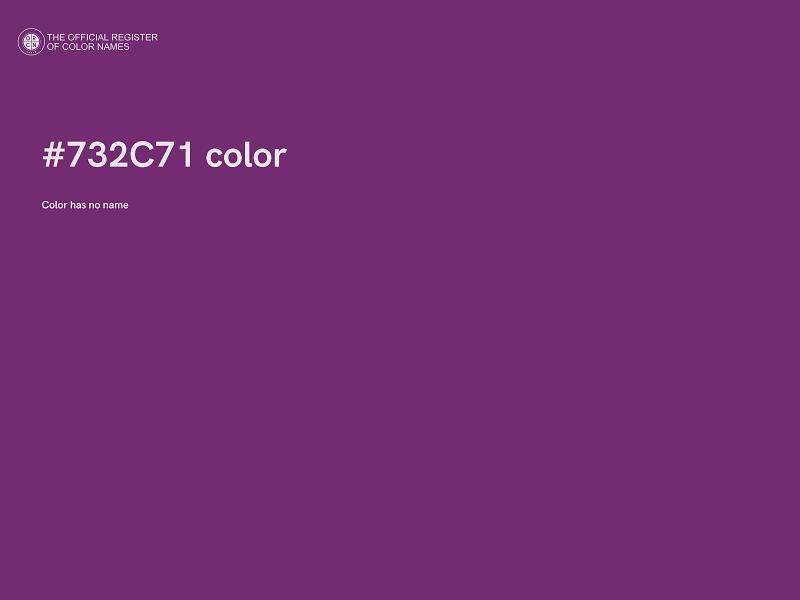 #732C71 color image