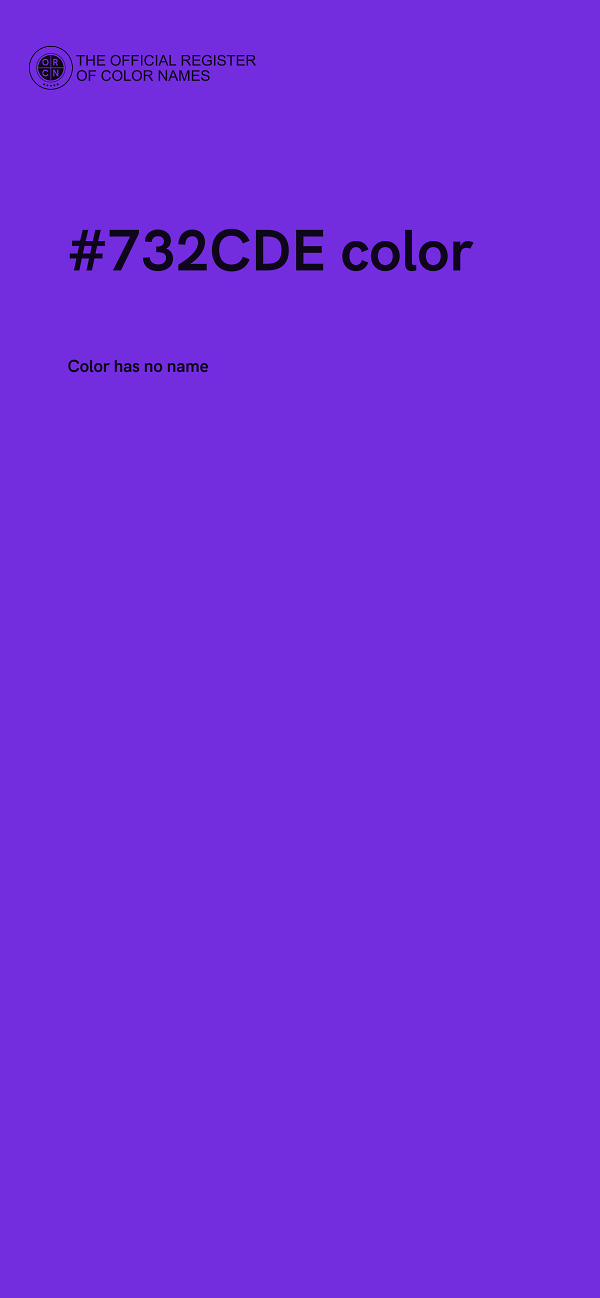 #732CDE color image