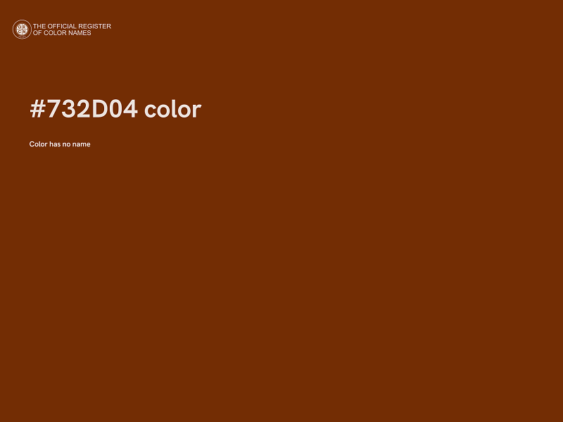 #732D04 color image