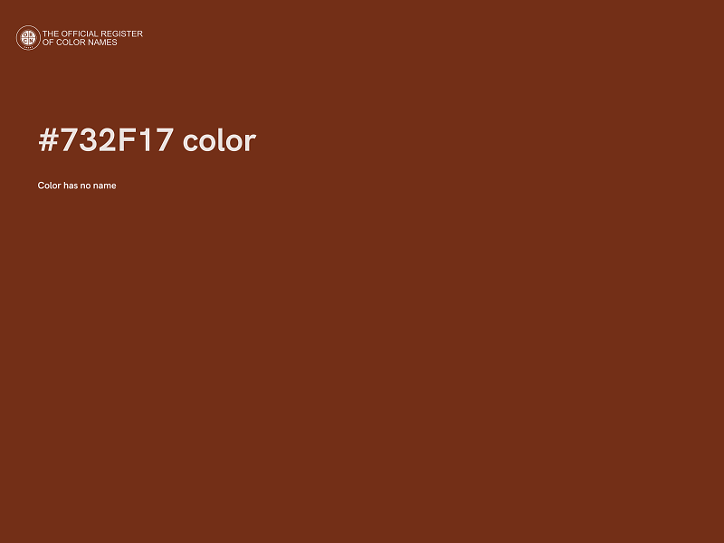 #732F17 color image