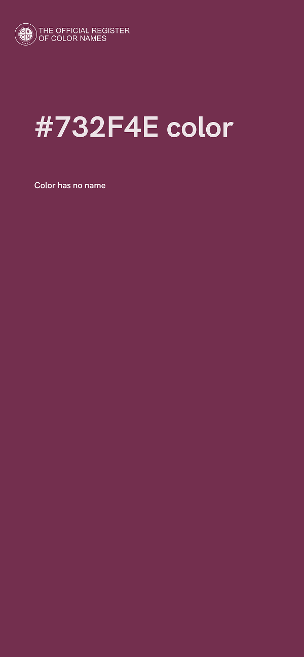 #732F4E color image