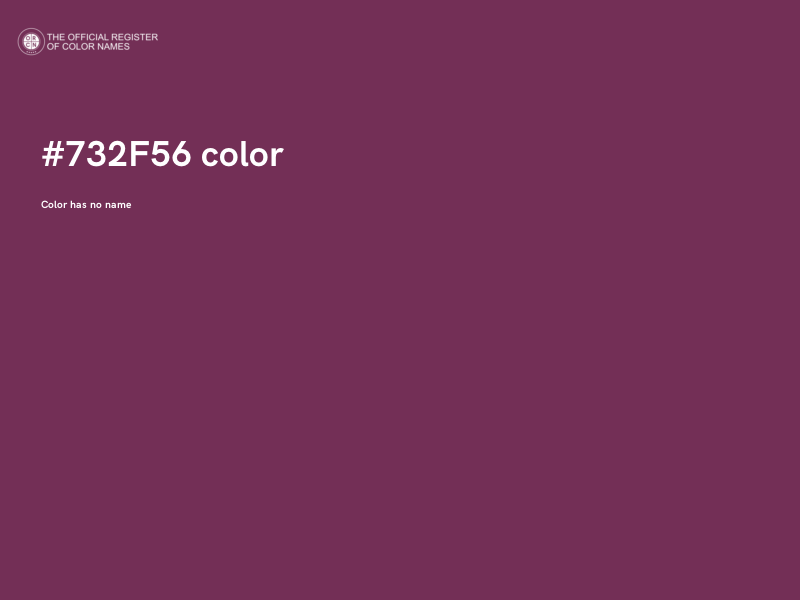 #732F56 color image