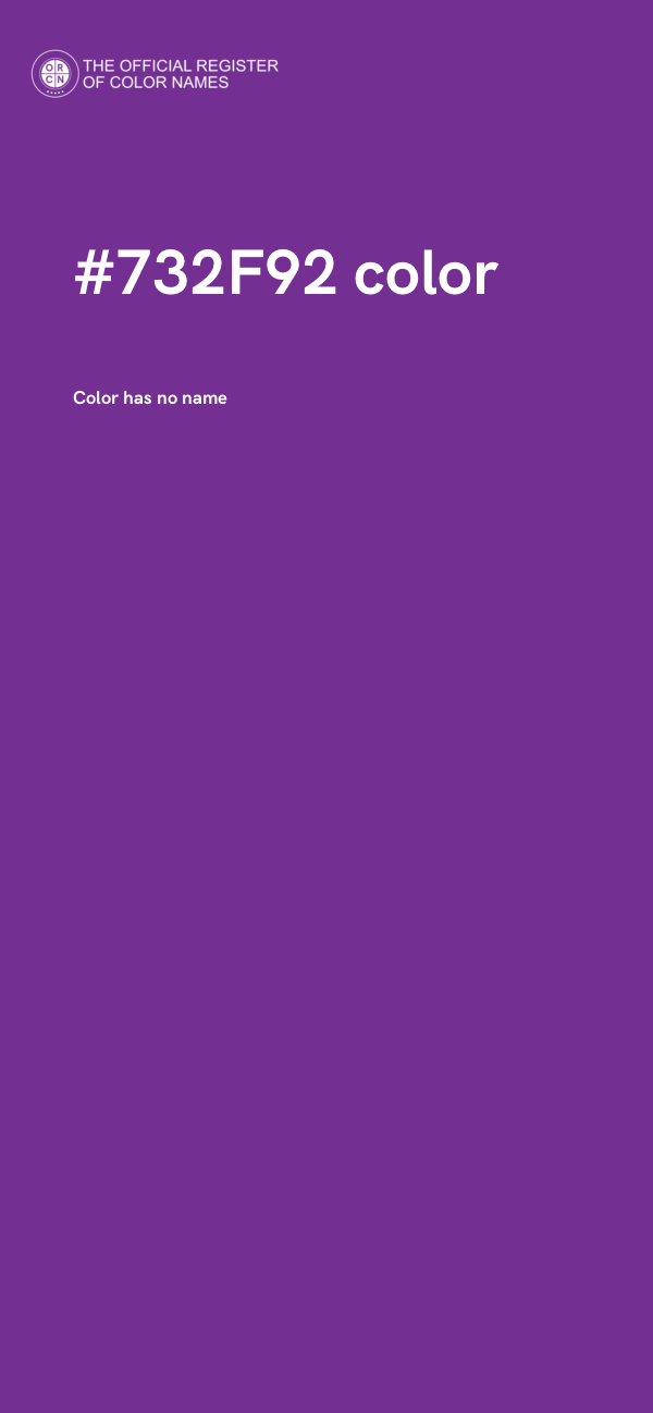 #732F92 color image