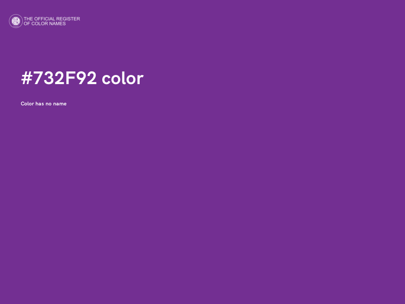 #732F92 color image