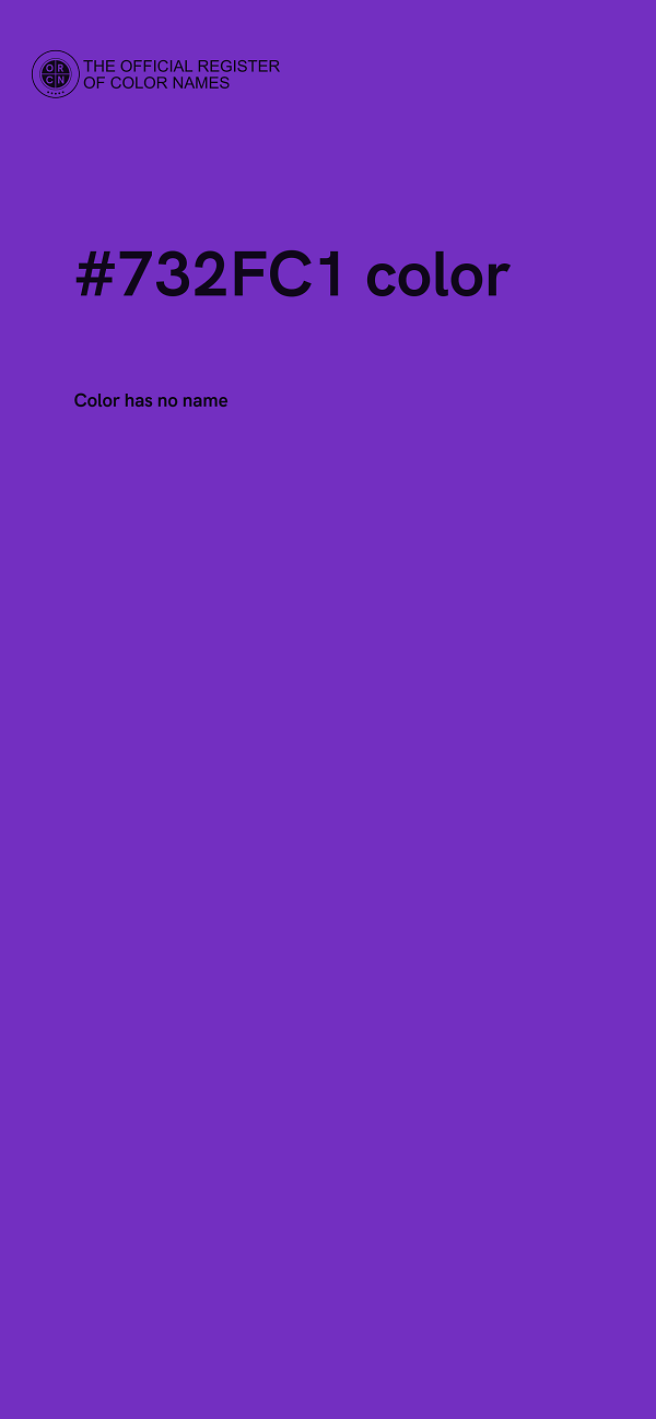#732FC1 color image
