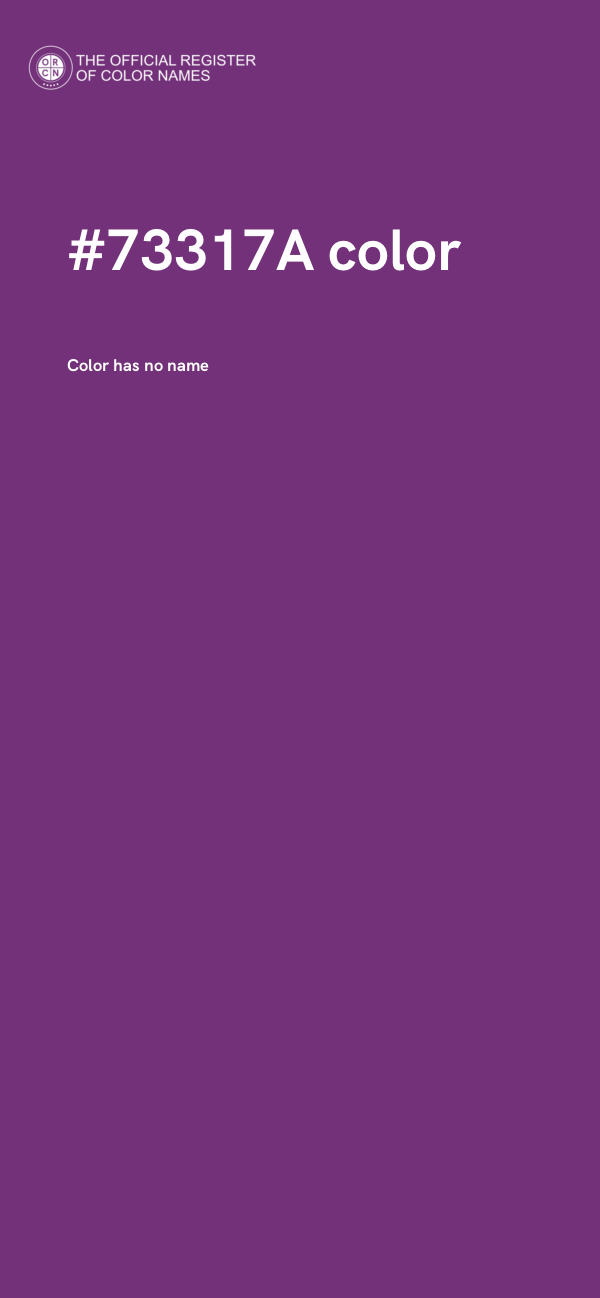 #73317A color image