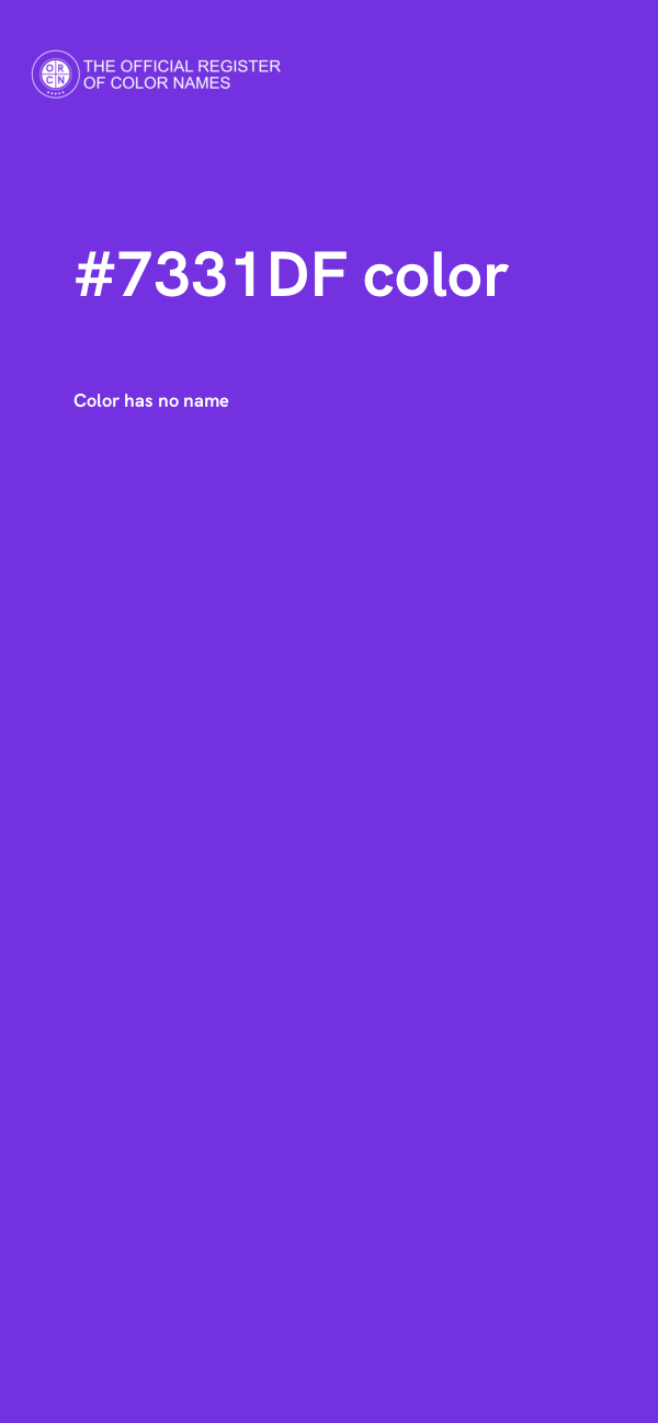 #7331DF color image