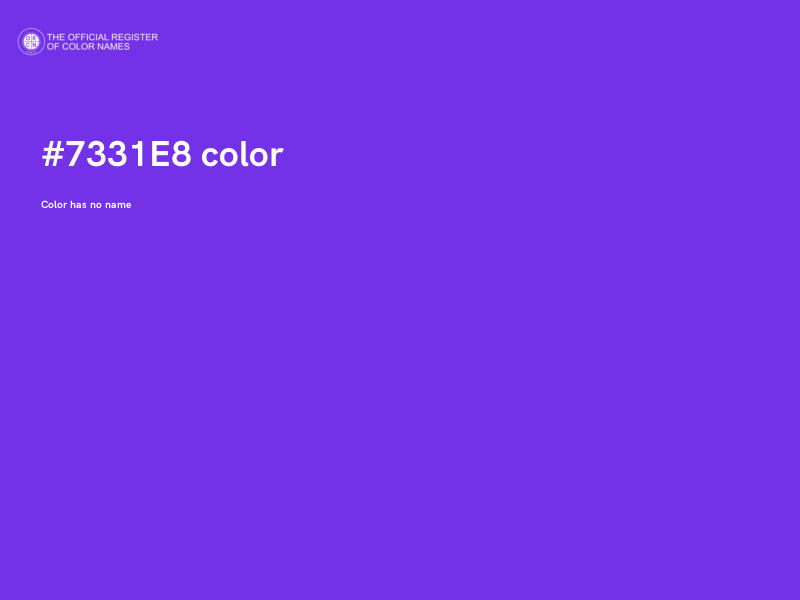 #7331E8 color image
