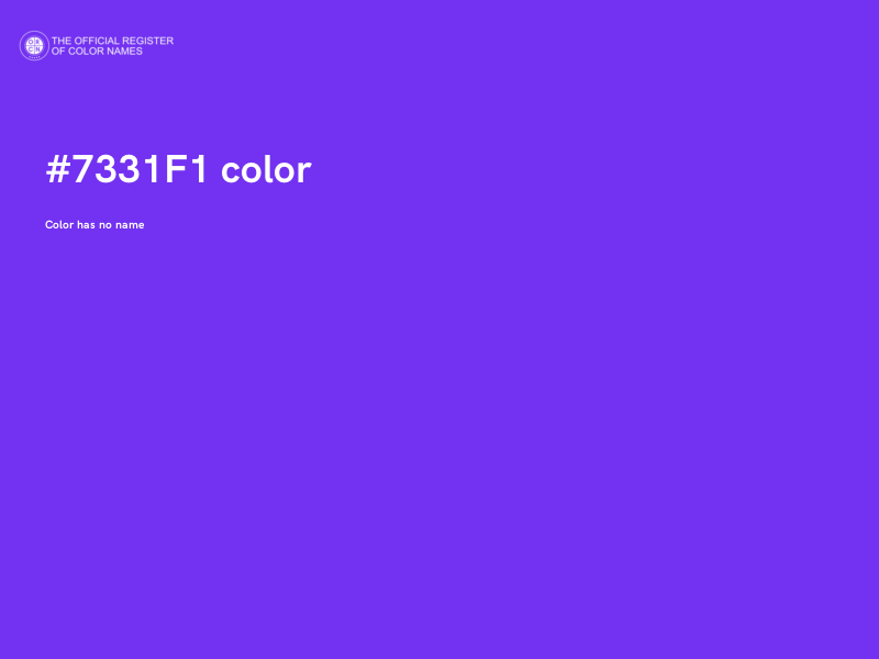 #7331F1 color image
