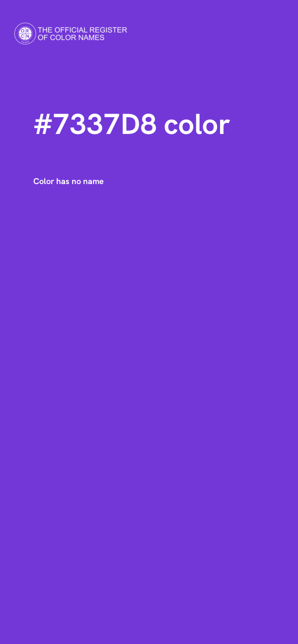 #7337D8 color image