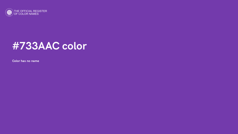 #733AAC color image