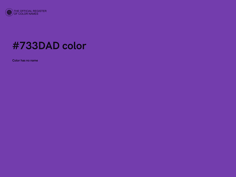 #733DAD color image