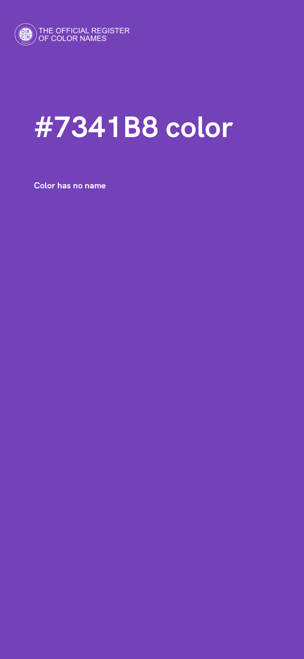 #7341B8 color image