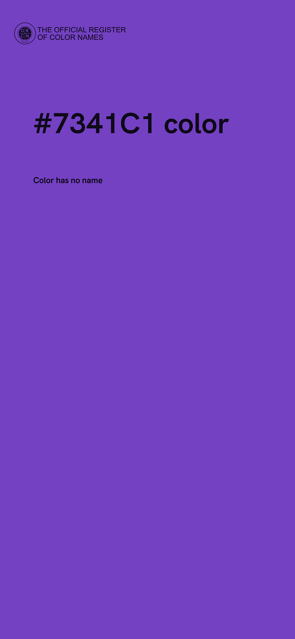 #7341C1 color image