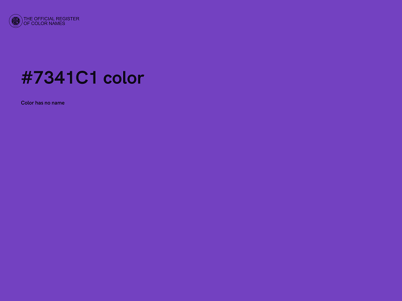 #7341C1 color image