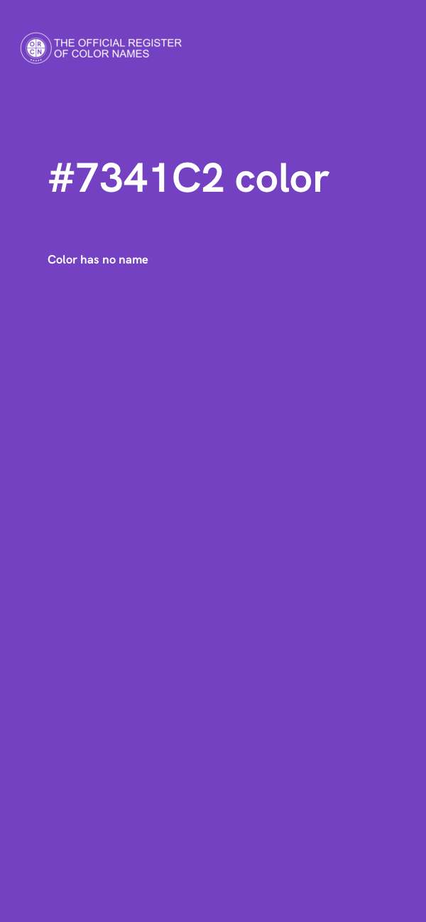 #7341C2 color image