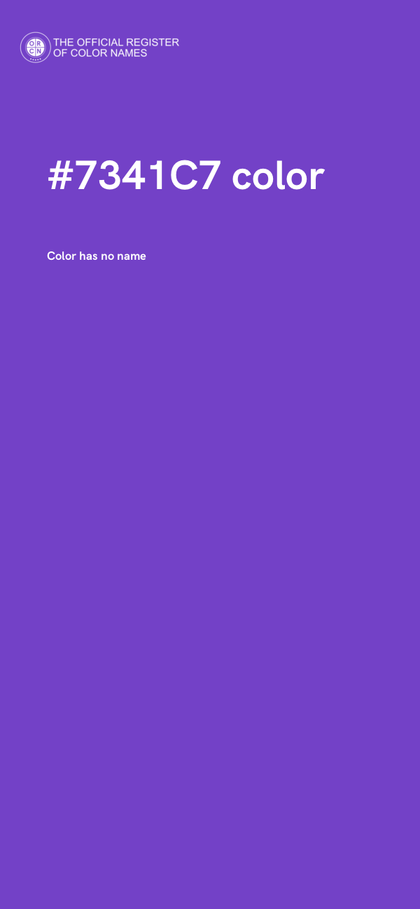 #7341C7 color image