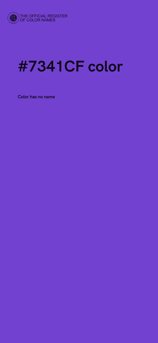 #7341CF color image
