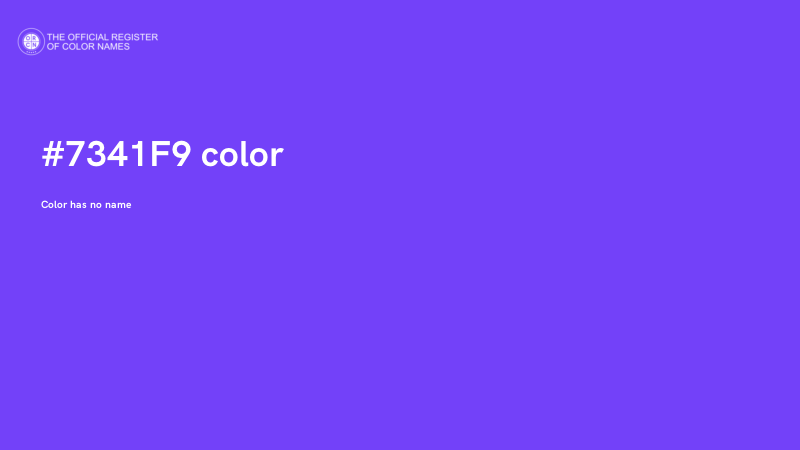 #7341F9 color image