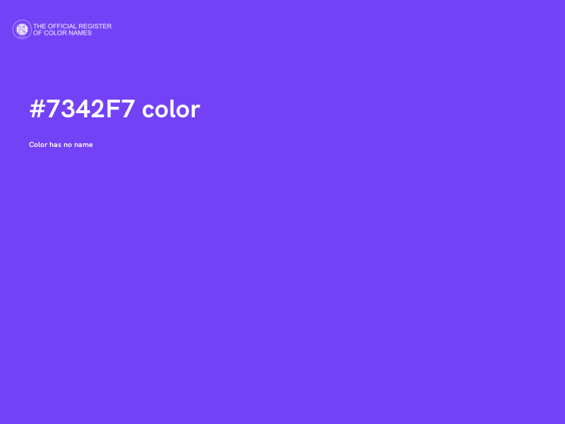 #7342F7 color image