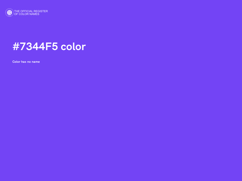 #7344F5 color image