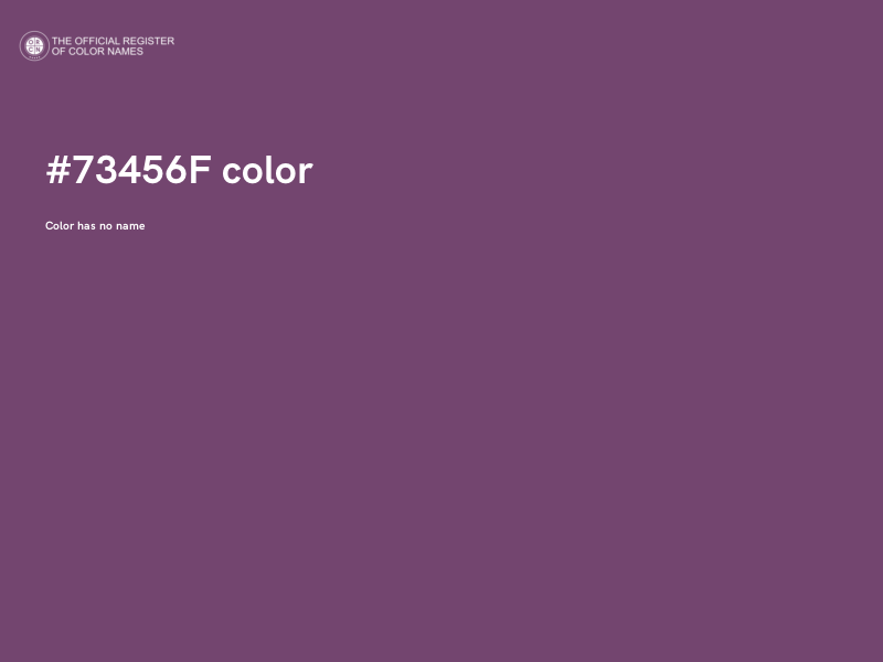 #73456F color image