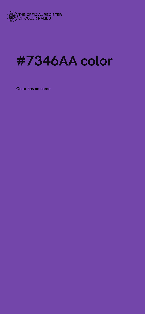 #7346AA color image