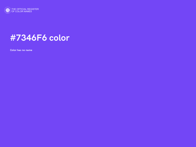 #7346F6 color image